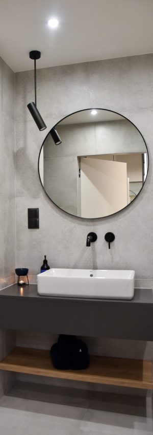 łazienka loft projekt wnętrz Studio86